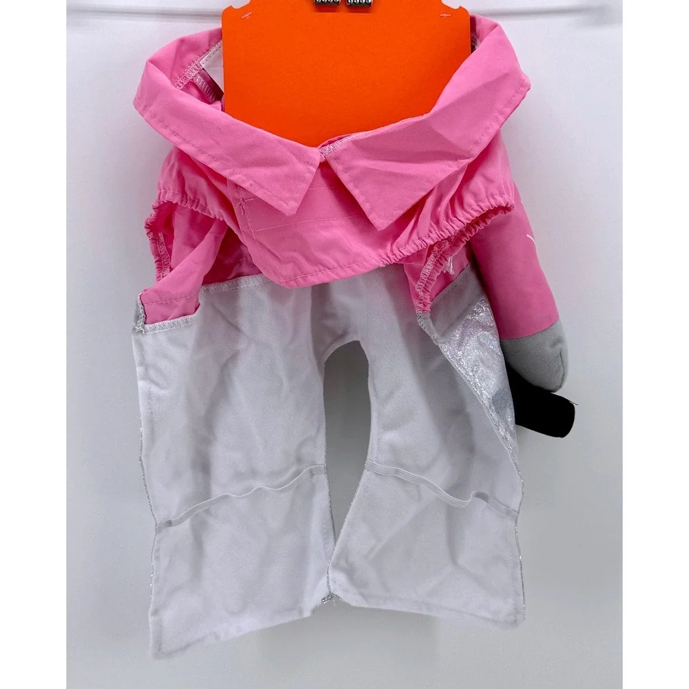 Boots & Barkley Cowboy Pop Star Singer Dog Costume Silver Holographic